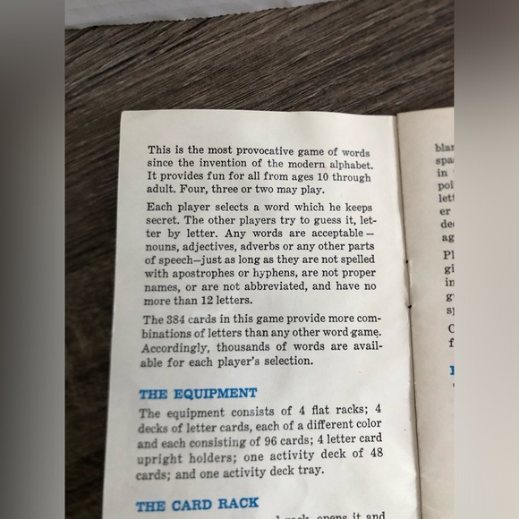 1964 Parker Bros Probe Game of Words - Picture 11 of 13